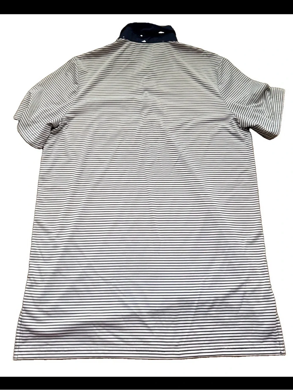 RLX RALPH LAUREN x THE MEMORIAL TOURNAMENT men’s golfpolo navy/white stripe sz m